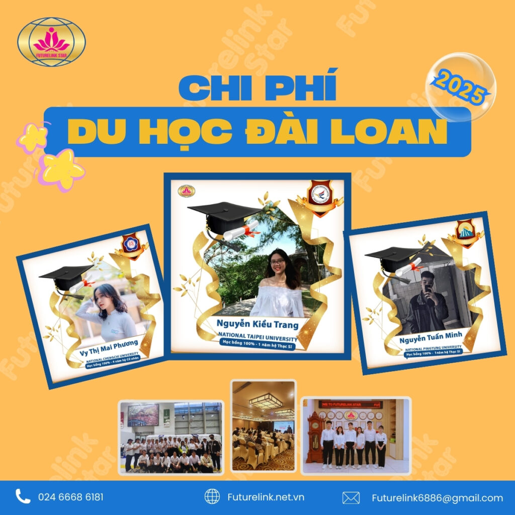 Chi phí du học Đài Loan mới nhất 2025
