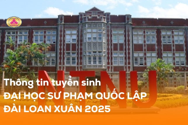 Thông tin tuyển sinh Đại học Sư phạm Quốc lập Đài Loan 2025