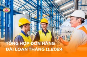 TỔNG HỢP ĐƠN HÀNG ĐÀI LOAN THÁNG 11.2024