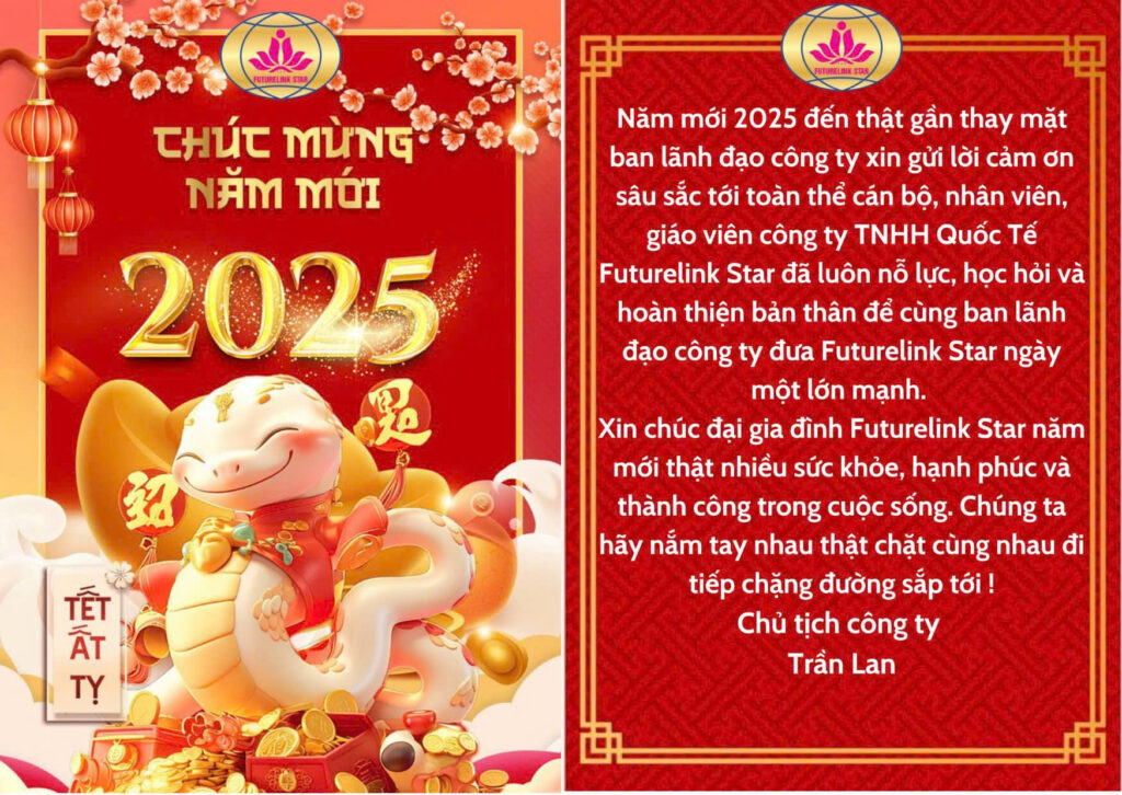 Chúc mừng năm mới 2025