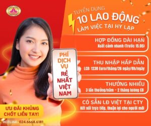 Tuyển lao động chế biến thực phẩm tại Hy Lạp