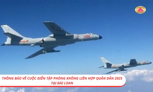 Thông báo về cuộc diễn tập phòng không liên hợp quân dân năm 2025 tại Đài Loan