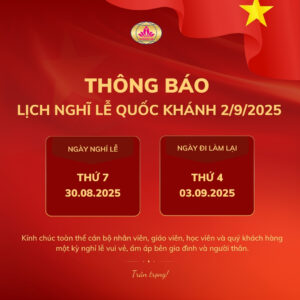 Futurelink Star thông báo nghỉ lễ 02/09/2025