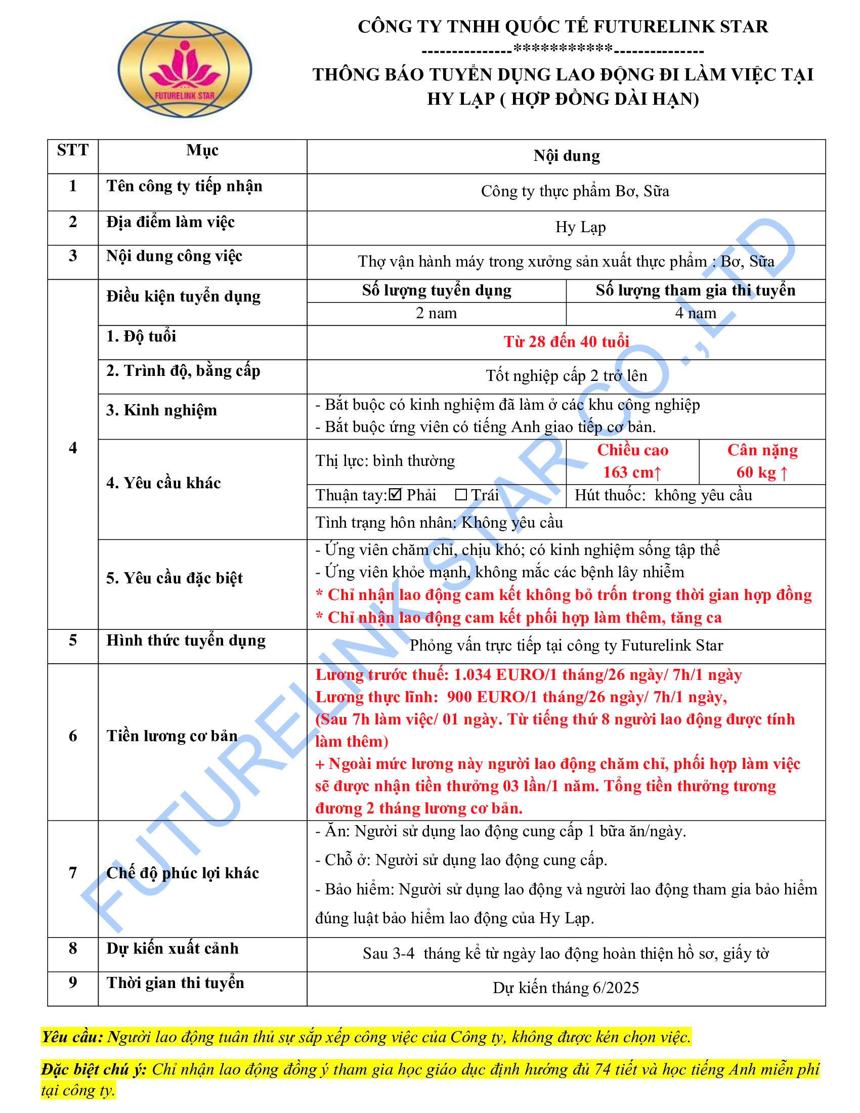 Tuyển thợ vận hành máy trong xưởng sản xuất - Công ty sản xuất thực phẩm Bơ, Sũa