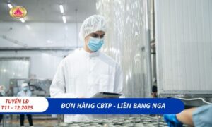 đơn hàng chế biến thực phẩm - Liên Bang Nga