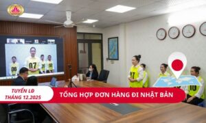 Futurelink Star tổng hợp đơn hàng đi XKLĐ Nhật Bản - Tháng 12.2025