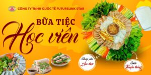 Mâm cuốn được học viên chuẩn bị một cách chu đáo