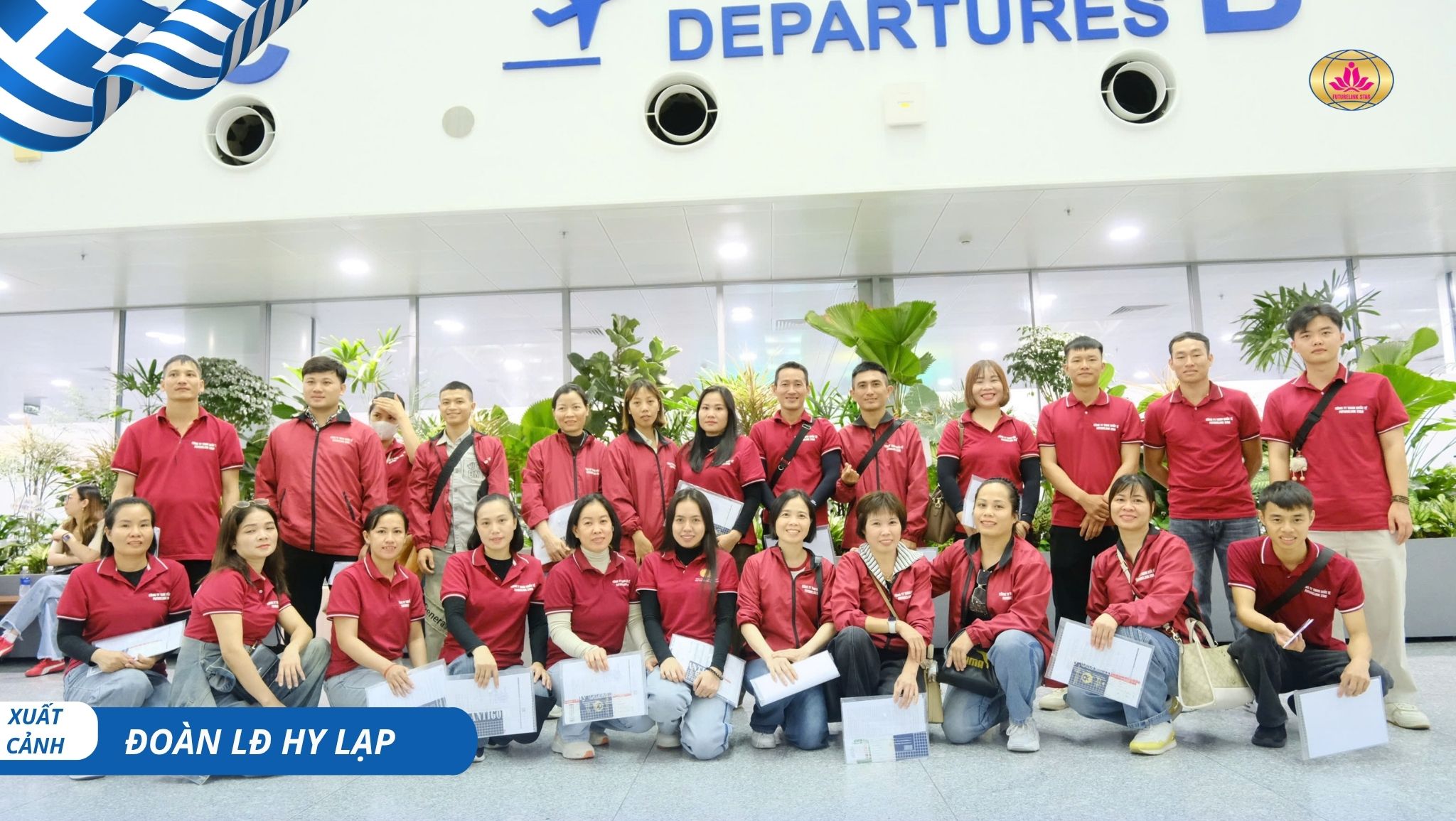 Không khí tại sân bay sau khi làm thủ tục ký gửi hành lý