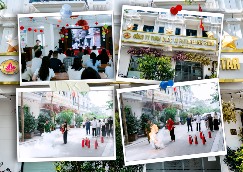 Futurelink Star kết hợp với lực lượng công an tổ chức diễn tập phòng cháy chữa cháy và cứu nạn cứu hộ