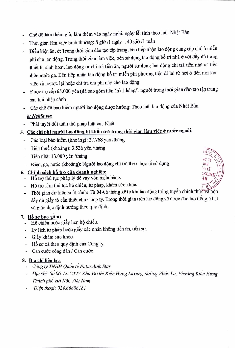 Tuyển 8 TTS làm việc tại công ty sản xuất linh kiện, ống dẫn điều hòa - Gifu Nhật Bản - 2